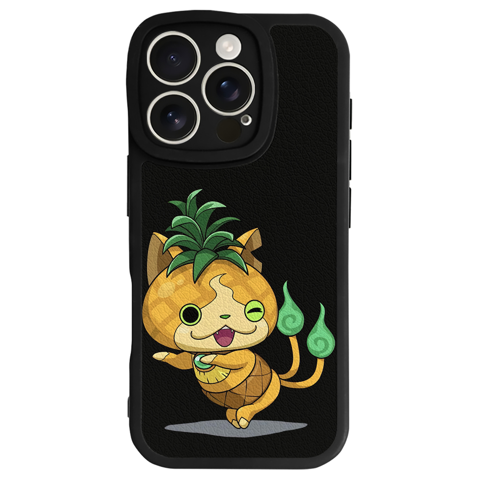 （画像用） 妖怪ウォッチ Yo-kai Watch 【iPhone 16シリーズ対応】シリコンスマホケース（レザー調） 材質：シリコン